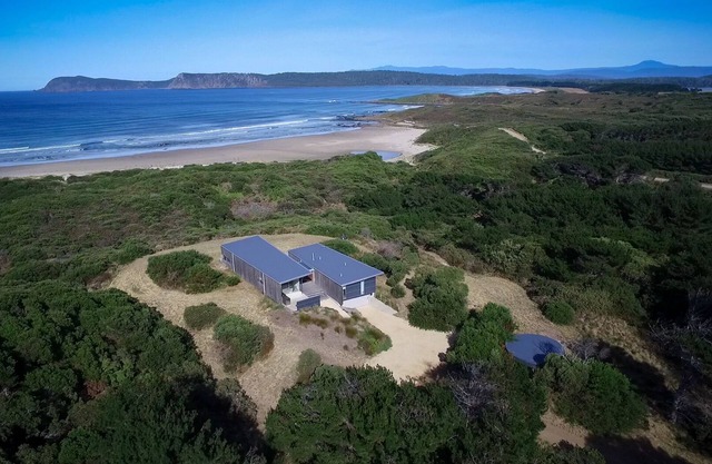 Casa de playa de la bahía nublada