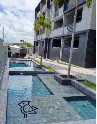 Cobertura Vista Mar Carapibus - Cariri Praia - Apartamento completo com 02 quartos