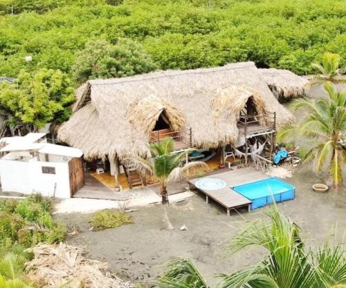 Coco y arena finca