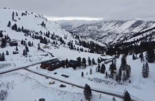 Columbine Inn 104 ski-in ski-out Powder Mountain hotel room for up to 4 guests