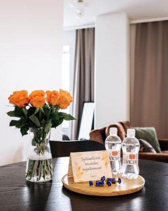 Come in! "Areena" Perfect location for 5 people 11th floor above the Tampere!