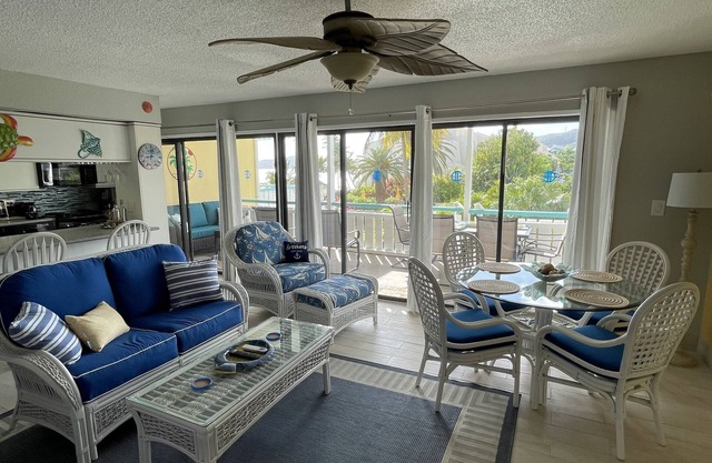 Come Sail Away and relax at our beautifully remodeled 2Br/2Ba condo on the beach