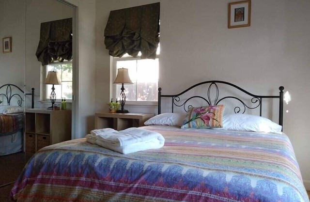 Comfort and Style Private Queen bedroom.