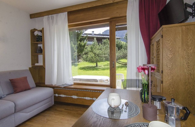Comfort loft: central zone and garden.