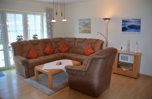 TOP apartamento, en el balneario Werdum, Wi-Fi u. Tel. Gratuito.