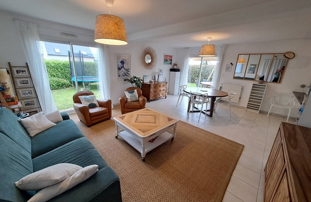 Cómoda casa de 3 dormitorios con jardín.
