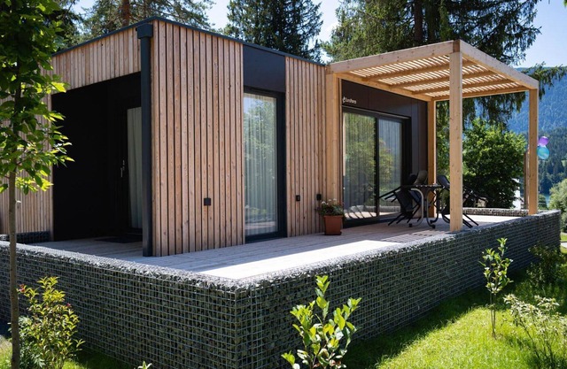 Cómodo chalet con aire acondicionado, en un parque de vacaciones cerca de Pressegger See
