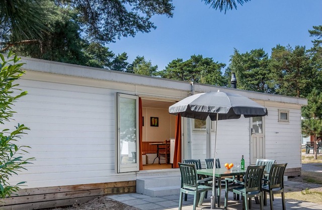 Comfortable chalet with microwave in natural surroundings