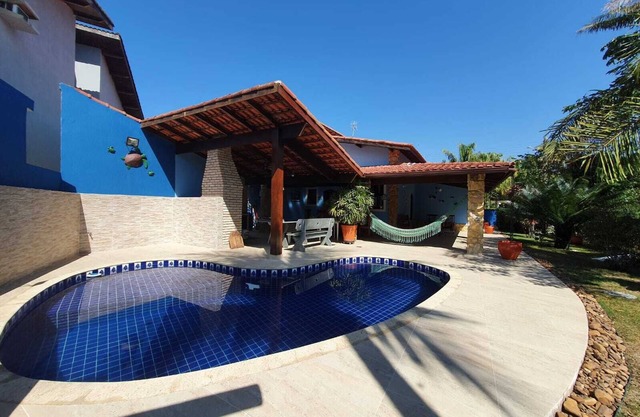 Cómoda casa de una planta, con aire acondicionado, a 50 metros de la playa.