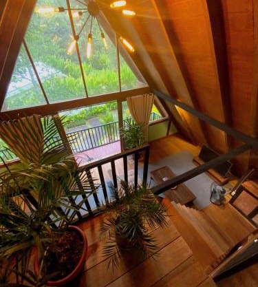 Comfortable Wood House second floor and attic