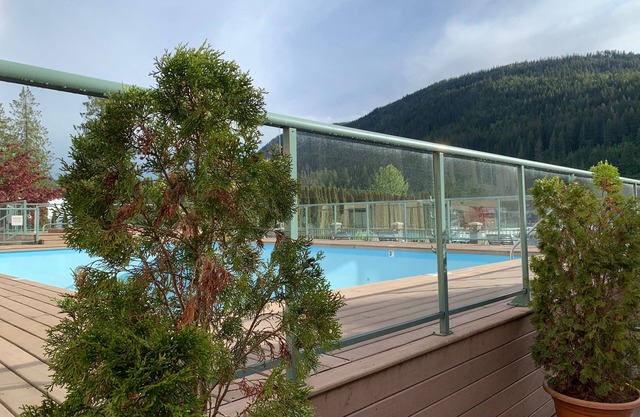 Condo Downtown Sicamous sledding paradise