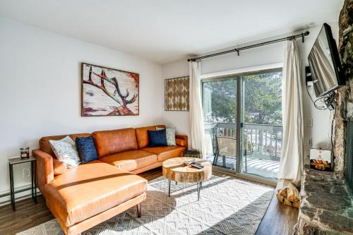 Condo with Balcony and Views - Steps to Ski Shuttle!