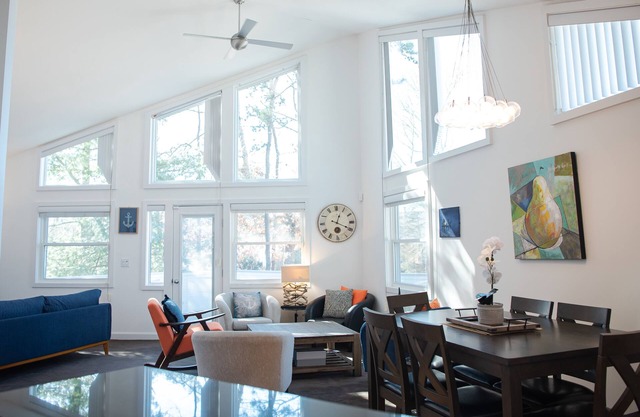 Contemporary coastal retreat nearby Falmouth beaches! w/ spacious living area