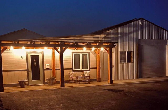 Conveniently located house w/ space and electrical RV hookup.