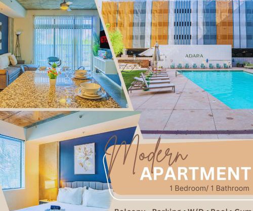Cool 1BD Apartment in CDT with Gym Pool Parking