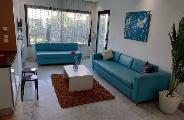 Coquet Appartement S+1 Très Haut Standing au RDC Avec Jardin