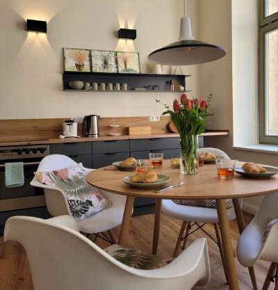 Cosel Apartment Altstadt Radfahrer Balkon WLAN