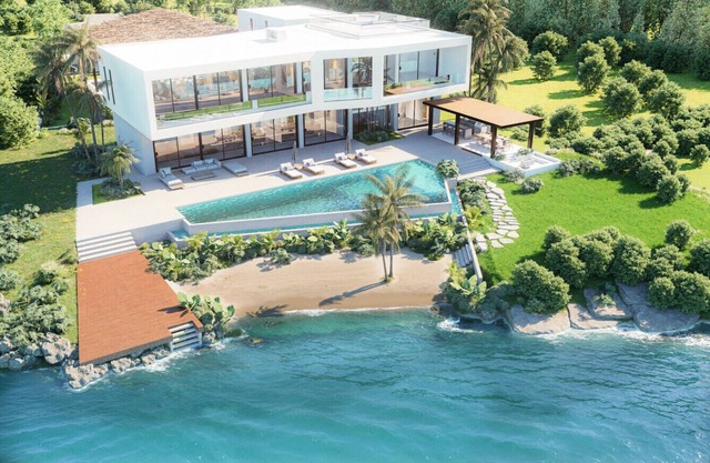 IMPRESIONANTE VISTA AL OCÉANO, VILLA FRENTE AL GOLF CON CHEF, BUTLER, Criada, PISCINA Y CLUB DE PLAYA