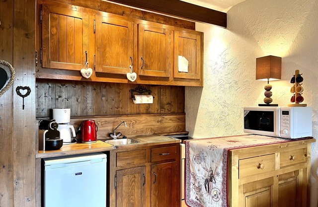 Cosy studio with garden and view of Mont Blanc