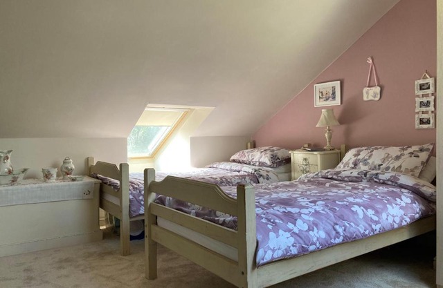 Cosy twin room with private bathroom