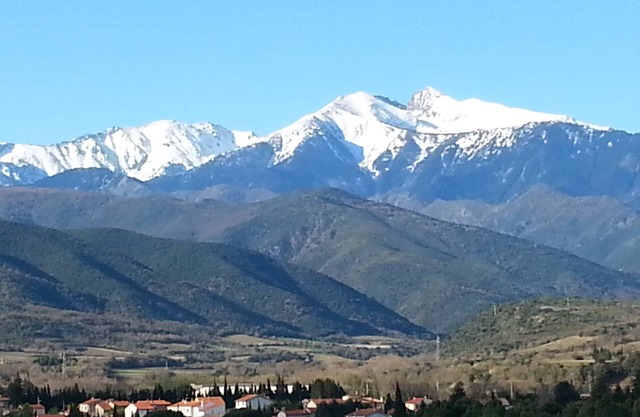 Cosy village house with amazing views of Mount Canigou.