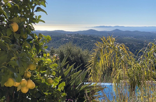 Villa Blue Paradou, clasificado 4 *, magnífica vista al mar, piscina climatizada, prox. golf