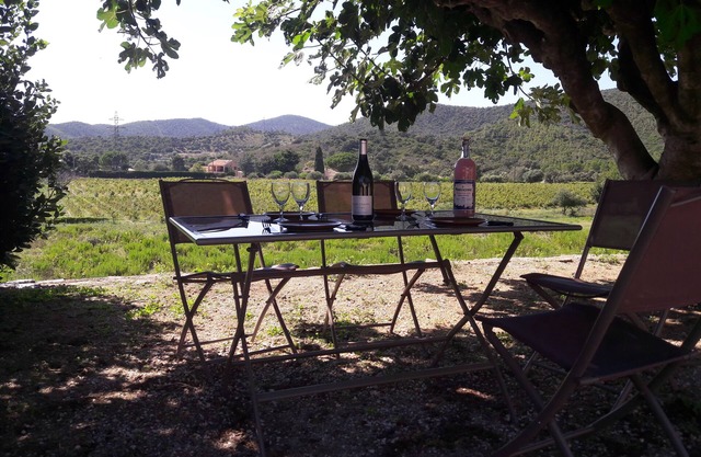Cottage (88m2), rodeada de viñedos. Situado a 6 km del mar