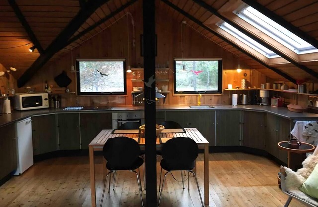 Cottage on Anholt facing a large natural area