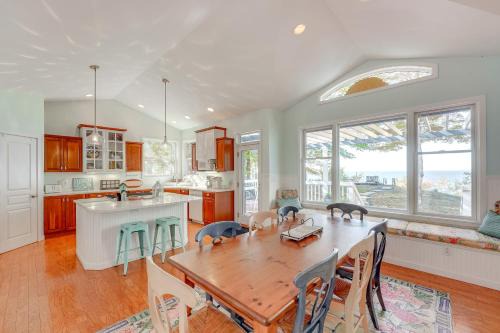 Cottage with Private Beach and Fire Pit in Manistee!