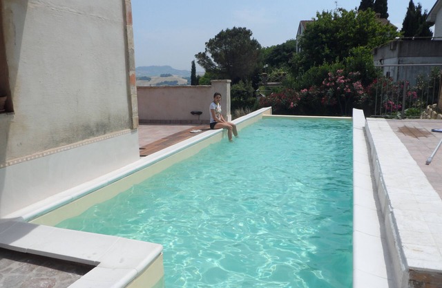 Apartamento rural con piscina infinita