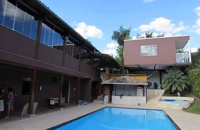 casa de campo en pampulha con salón de fiestas para eventos y convenciones