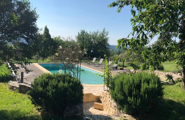 Casa rural 'La Colle En Provence Main House' con vistas a la montaña, piscina privada y Wi-Fi