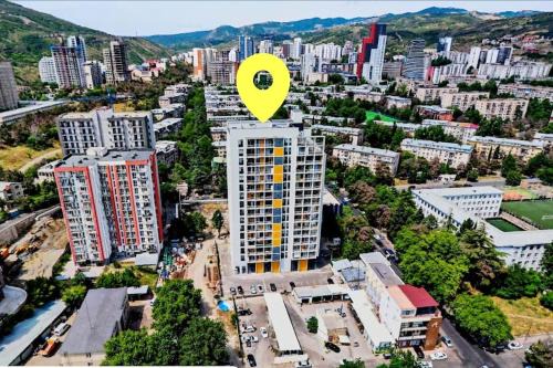Cozy 1BR Apt near Metro Station on Saburtalo.