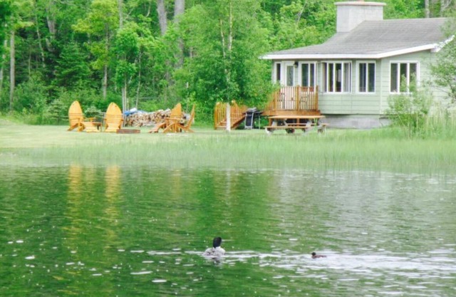 Cozy 2-bedroom cabin between Levering and Cheboygan on Lancaster Lake
