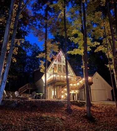 Cozy A-frame Cabin At Schuss Mt Ski, Golf