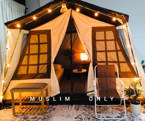 Cozy and Spacious 2 Bedroom, Family Indoor Camping Icity Shah alam-MY
