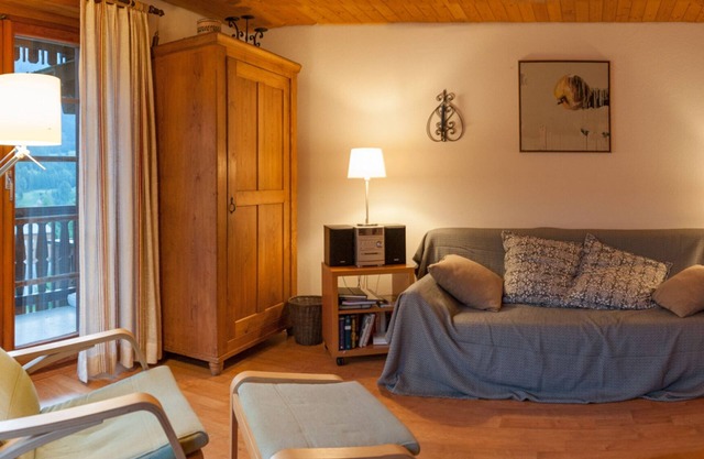 Acogedor apartamento en Bergün, Grisones con una vista fantástica