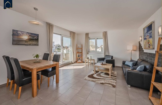 Cómodo y acogedor apartamento en Wolgastsee con Wi-Fi y chimenea.
