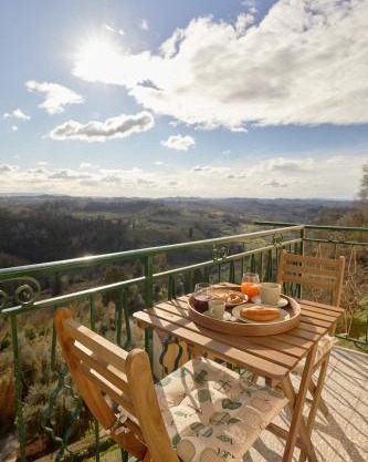 Cozy apartment with a view in San Miniato