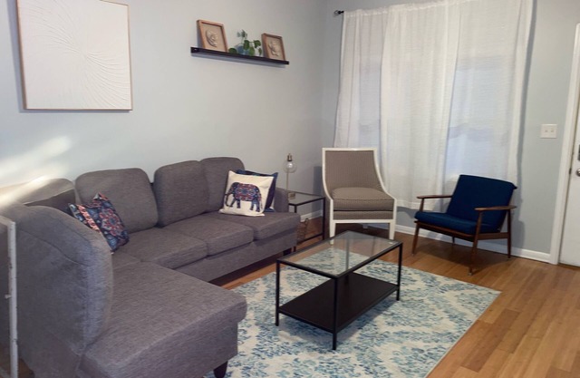 Cozy bright 2BR downtown duplex, garage, fenced