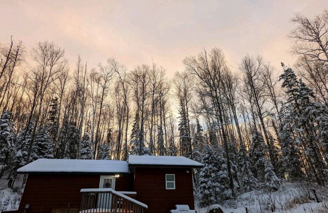 Cozy Cabin in Big Lake, with private Hot tub