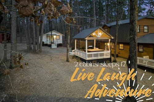 Cozy Cabin with Additional Studio Mini-Cabin in Broken Bow, Oklahoma