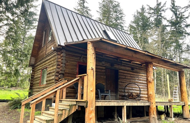 Cozy cabin with WiFi and AC in awesome Olympia