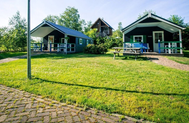 Acogedor chalet con lavavajillas, en un parque de vacaciones en un entorno natural