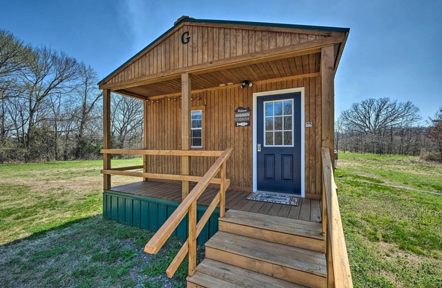 Cozy Cookson Cabin w/ Fire Pit: 1 Mi to Lake!