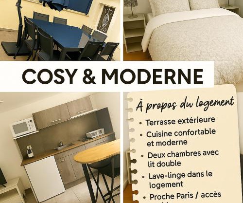 Cozy duplex 10 minutes from Paris