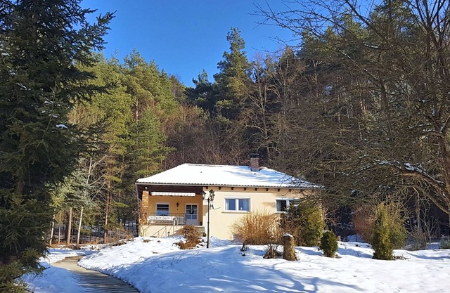Acogedora casa de vacaciones en Sachspfeife con Terraza