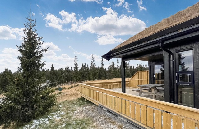 Acogedora casa en Sjusjøen con cocina