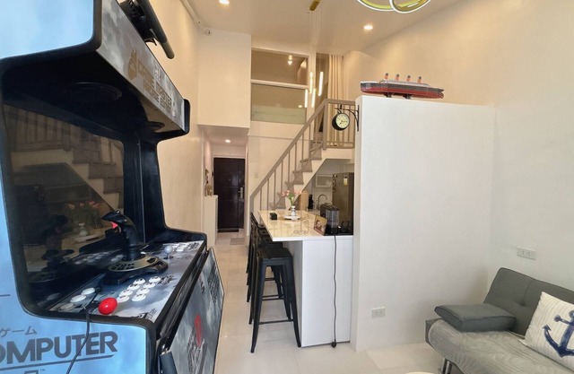 Acogedor apartamento tipo loft en Tanza con sala de juegos