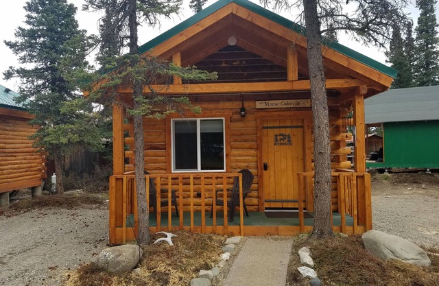 Acogedora cabaña de alces